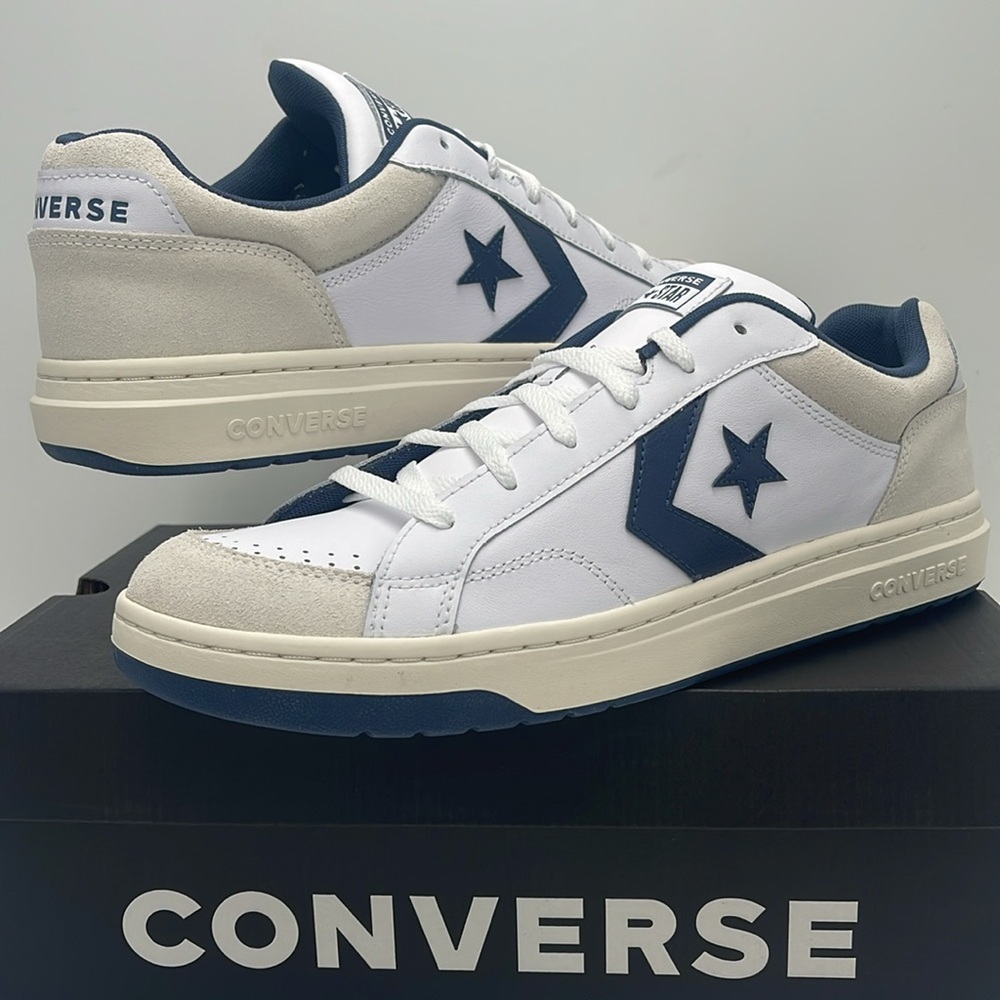 Converse Men’s Sneakers A10124C
PRO BLAZE CLASSIC OX WHITE/NAVY/VAPOROUS GRAY - Picture 9 of 16